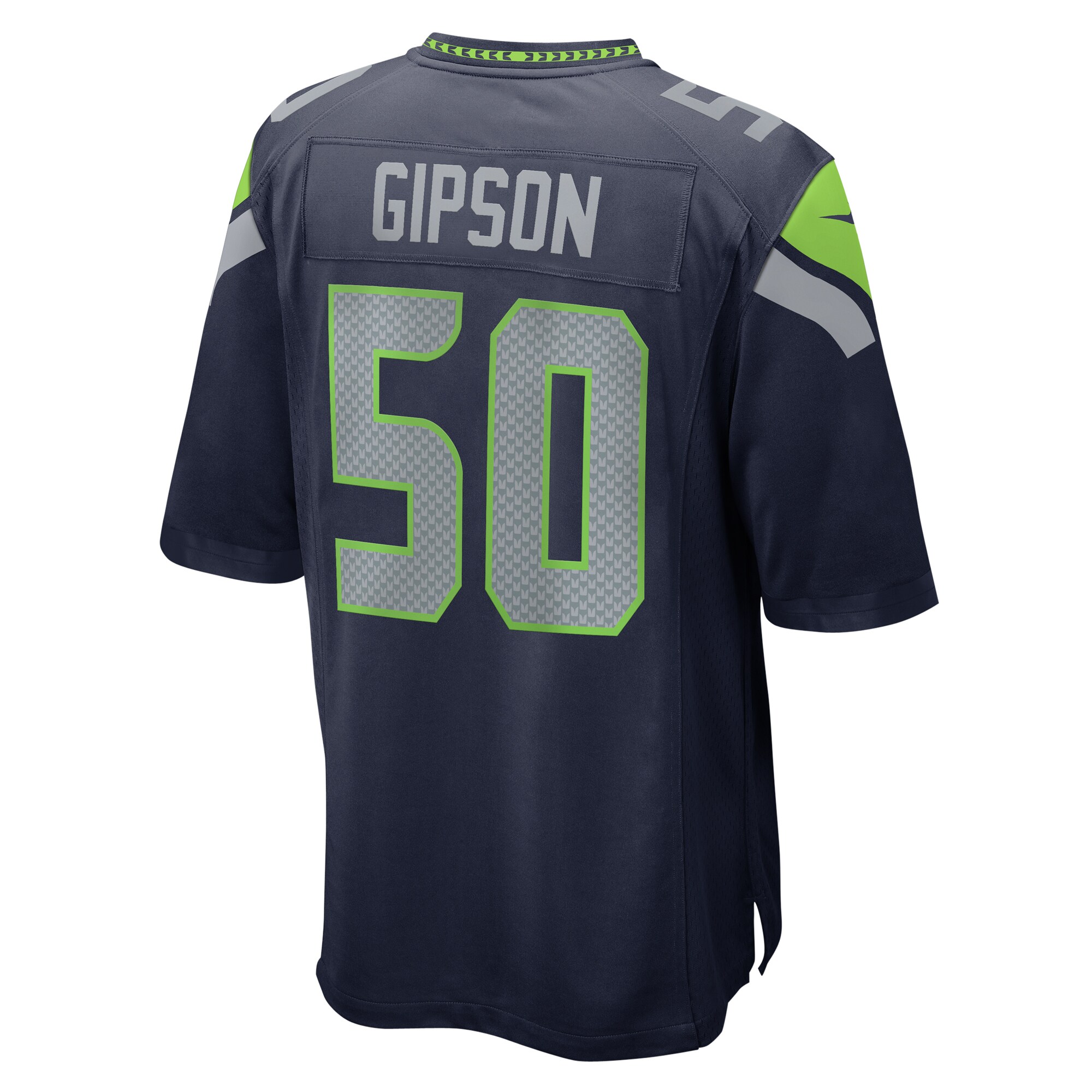 Men's Seattle Seahawks Trevis Gipson College Navy Game Jersey JS5379 nicesnker - Image 3