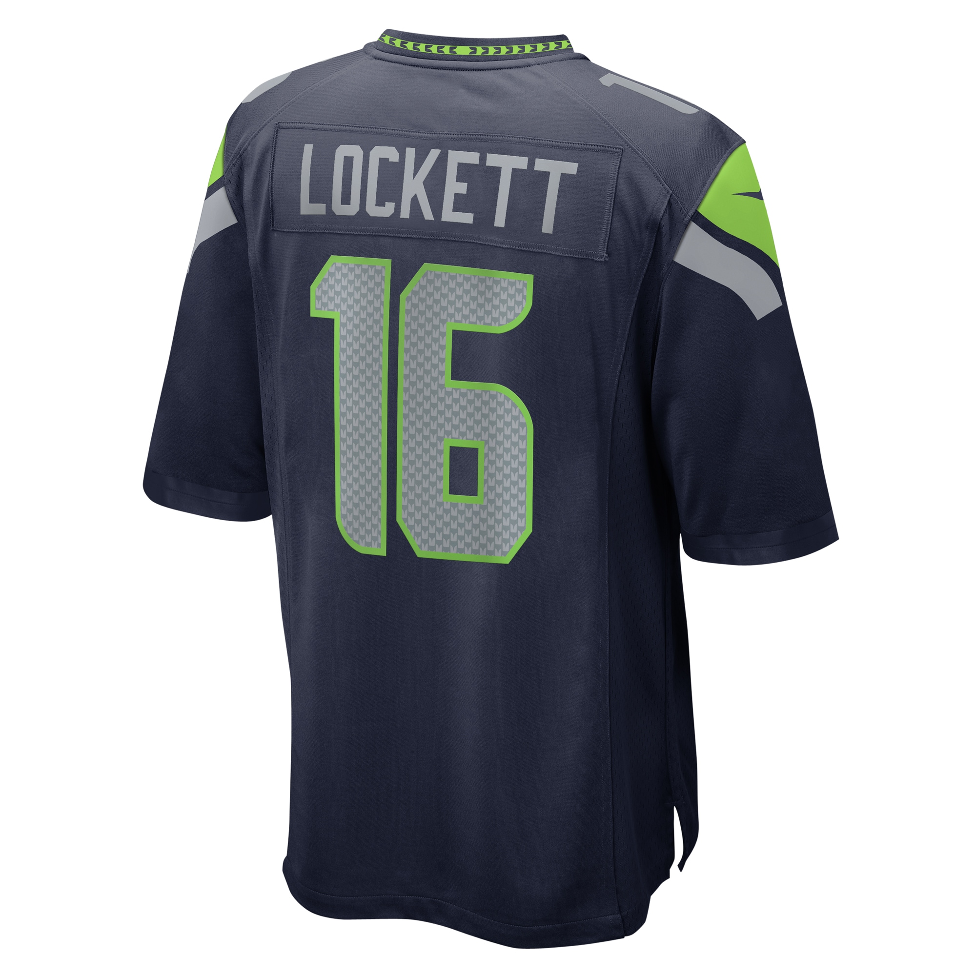 Men's Seattle Seahawks Tyler Lockett College Navy Game Jersey JS2650 nicesnker - Image 3