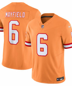 Men's Tampa Bay Buccaneers Baker Mayfield Orange 2nd Alternate Vapor F.U.S.E. Limited Jersey JS1401 nicesnker