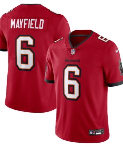 Men's Tampa Bay Buccaneers Baker Mayfield Red Vapor Untouchable Limited Jersey JS6347 nicesnker