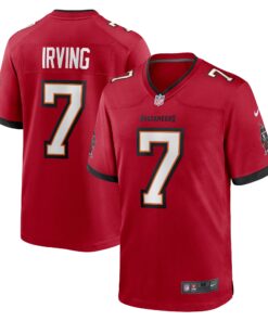Men's Tampa Bay Buccaneers Bucky Irving Red Game Jersey JS4355 nicesnker