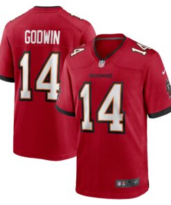 Men's Tampa Bay Buccaneers Chris Godwin Red Game Jersey JS1961 nicesnker