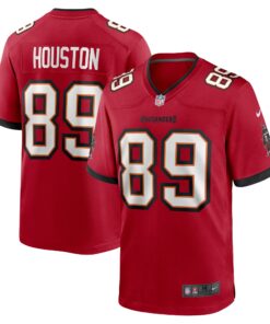 Men's Tampa Bay Buccaneers Dennis Houston Red Game Jersey JS8429 nicesnker