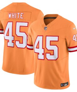Men's Tampa Bay Buccaneers Devin White Orange Vapor F.U.S.E. Limited Jersey JS9258 nicesnker