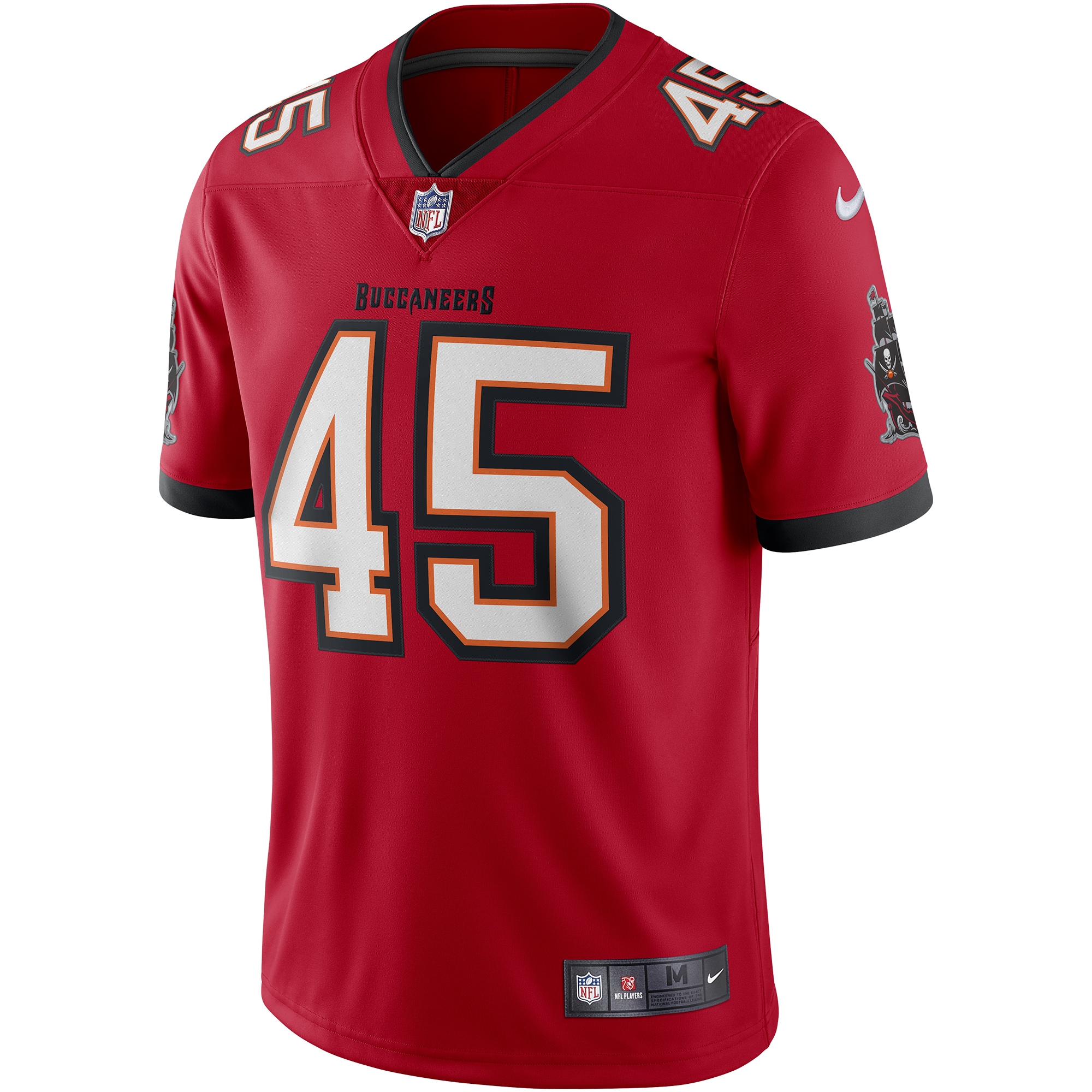 Men's Tampa Bay Buccaneers Devin White Red Vapor Limited Jersey JS8971 nicesnker - Image 2