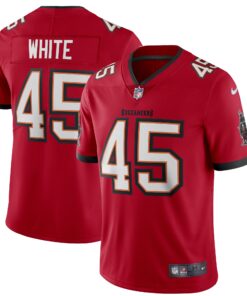 Men's Tampa Bay Buccaneers Devin White Red Vapor Limited Jersey JS8971 nicesnker