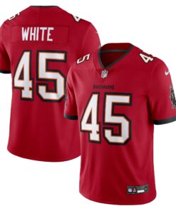 Men's Tampa Bay Buccaneers Devin White Red Vapor Untouchable Limited Jersey JS2503 nicesnker