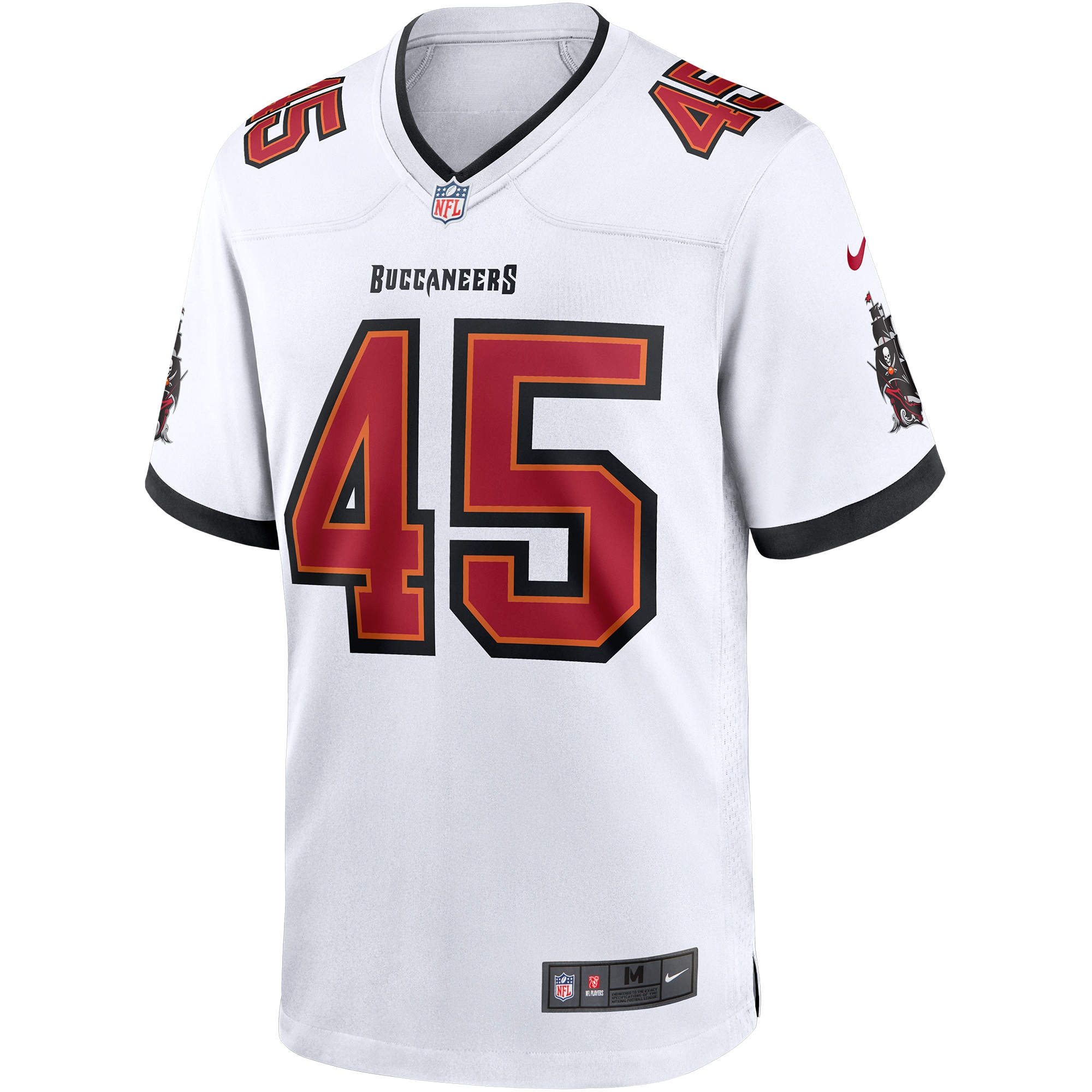 Men's Tampa Bay Buccaneers Devin White White Game Jersey JS6336 nicesnker - Image 2