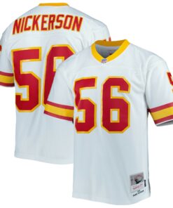 Men's Tampa Bay Buccaneers Hardy Nickerson Mitchell & Ness White Legacy Jersey JS8559 nicesnker