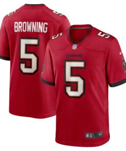 Men's Tampa Bay Buccaneers Jack Browning Red Game Jersey JS7801 nicesnker