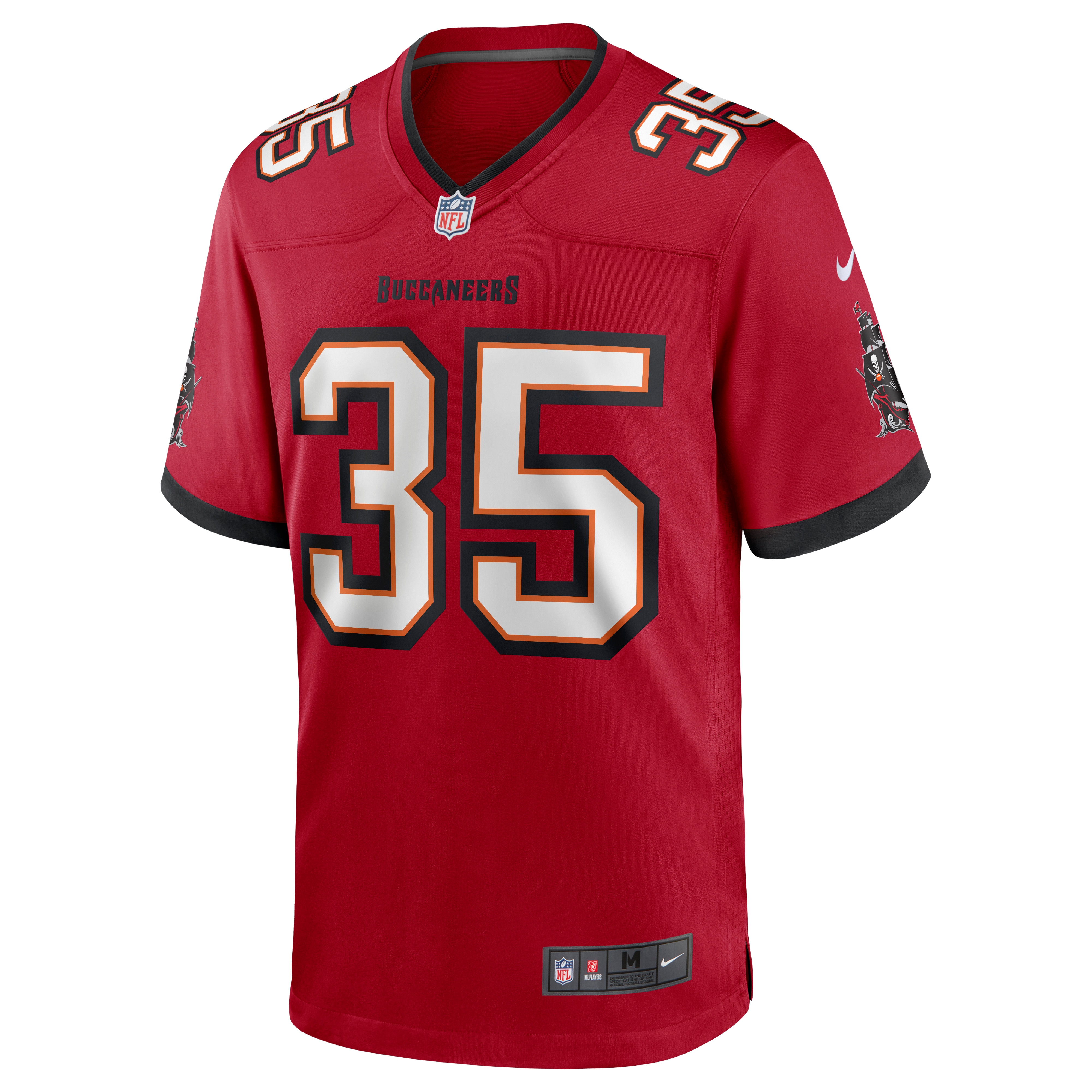 Men's Tampa Bay Buccaneers Jamel Dean Red Game Jersey JS2368 nicesnker - Image 2