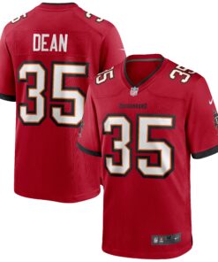Men's Tampa Bay Buccaneers Jamel Dean Red Game Jersey JS2368 nicesnker