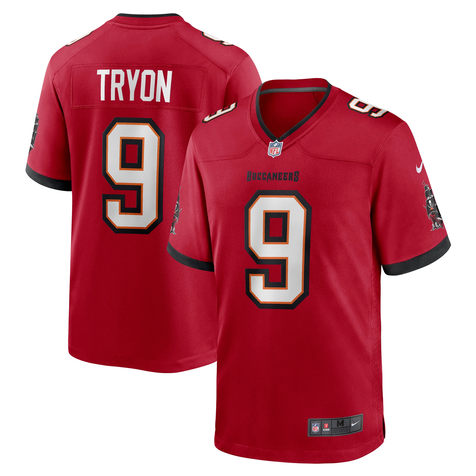 Men's Tampa Bay Buccaneers Joe Tryon Red Game Jersey JS7639 nicesnker