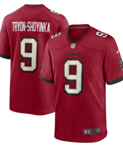 Men's Tampa Bay Buccaneers Joe Tryon-Shoyinka Red Game Jersey JS4618 nicesnker