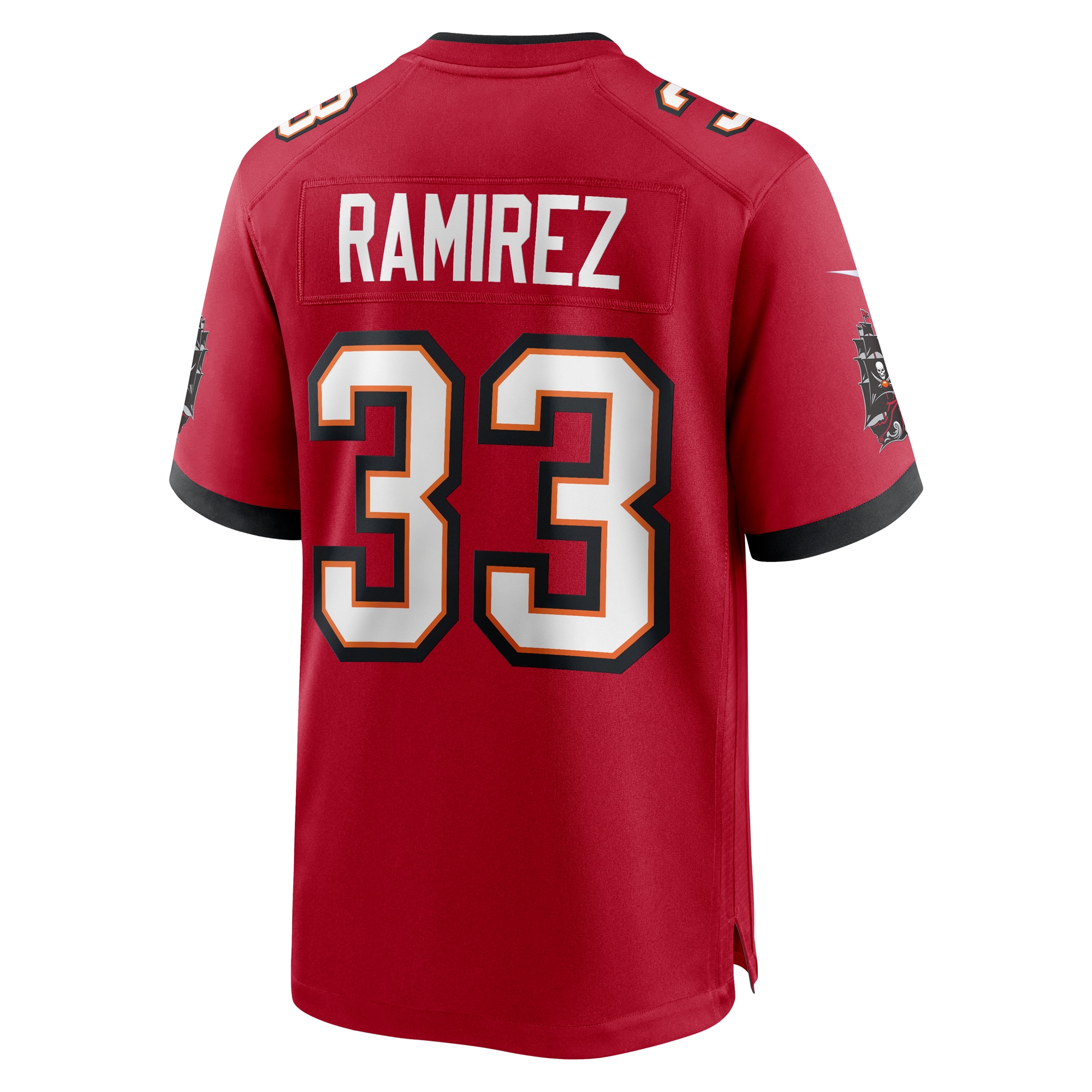 Men's Tampa Bay Buccaneers Jose Ramirez Red Game Jersey JS2013 nicesnker - Image 3