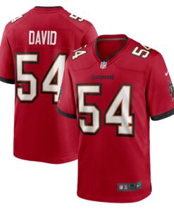 Men's Tampa Bay Buccaneers Lavonte David Red Game Jersey JS6337 nicesnker