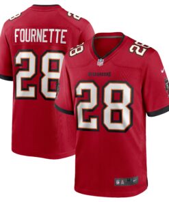 Men's Tampa Bay Buccaneers Leonard Fournette Red Game Jersey JS6744 nicesnker