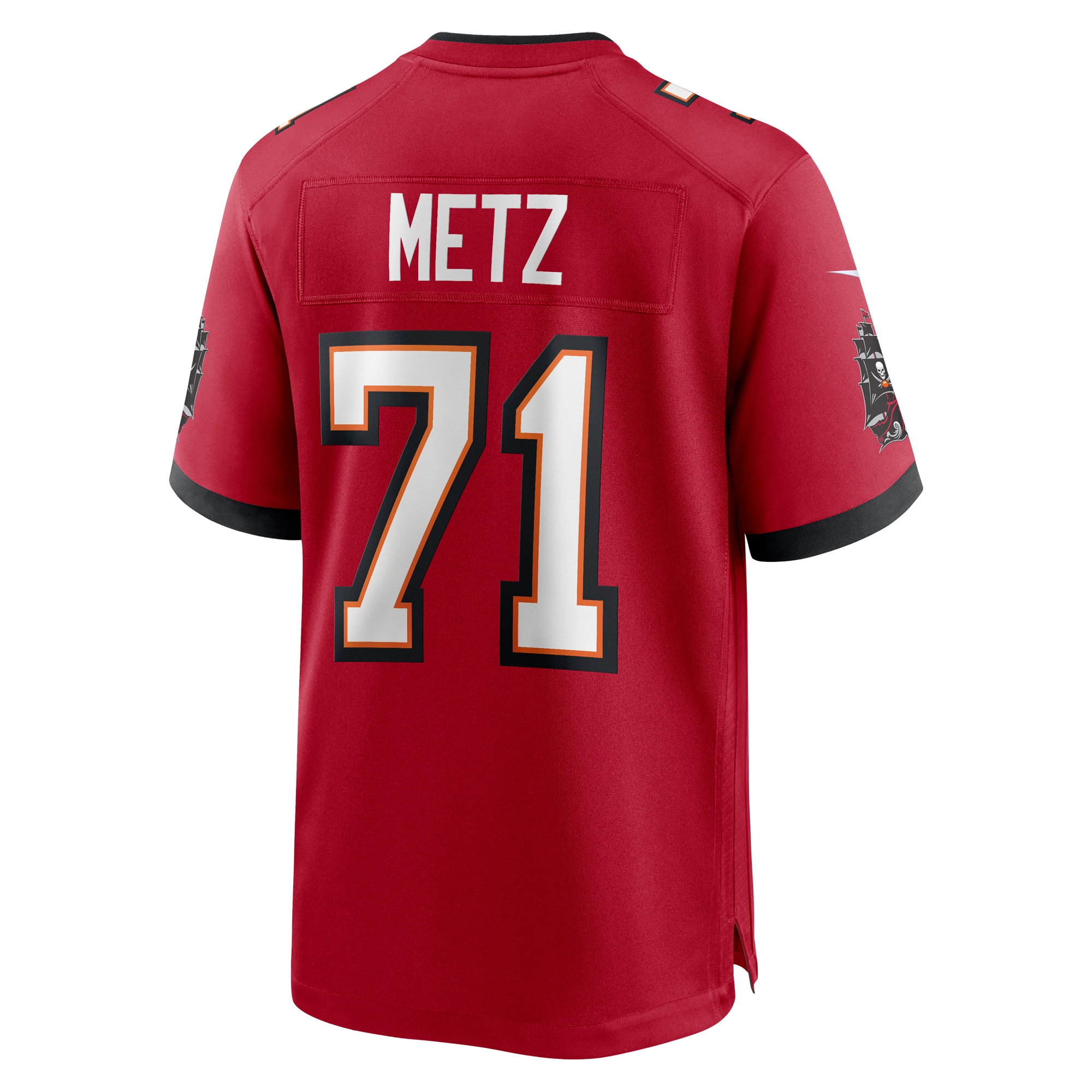 Men's Tampa Bay Buccaneers Lorenz Metz Red Game Jersey JS9387 nicesnker - Image 3