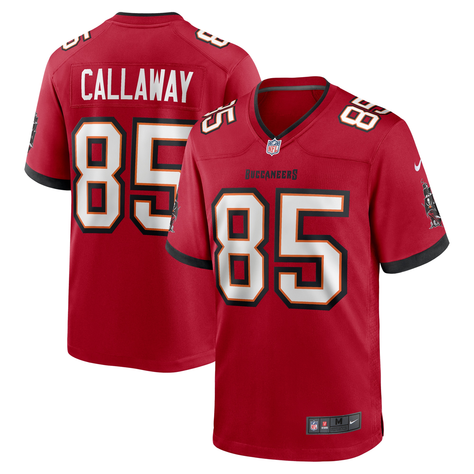Men's Tampa Bay Buccaneers Marquez Callaway Red Game Jersey JS5831 nicesnker