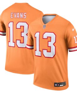 Men's Tampa Bay Buccaneers Mike Evans Orange Alternate Legend Player Performance Top JS3703 nicesnker