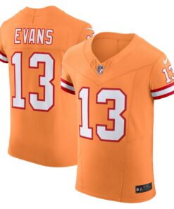 Men's Tampa Bay Buccaneers Mike Evans Orange Alternate Vapor F.U.S.E. Elite Jersey JS9279 nicesnker