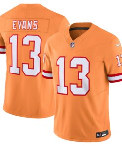 Men's Tampa Bay Buccaneers Mike Evans Orange Vapor F.U.S.E. Limited Jersey JS6386 nicesnker