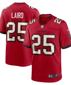 Men's Tampa Bay Buccaneers Patrick Laird Red Game Jersey JS8699 nicesnker