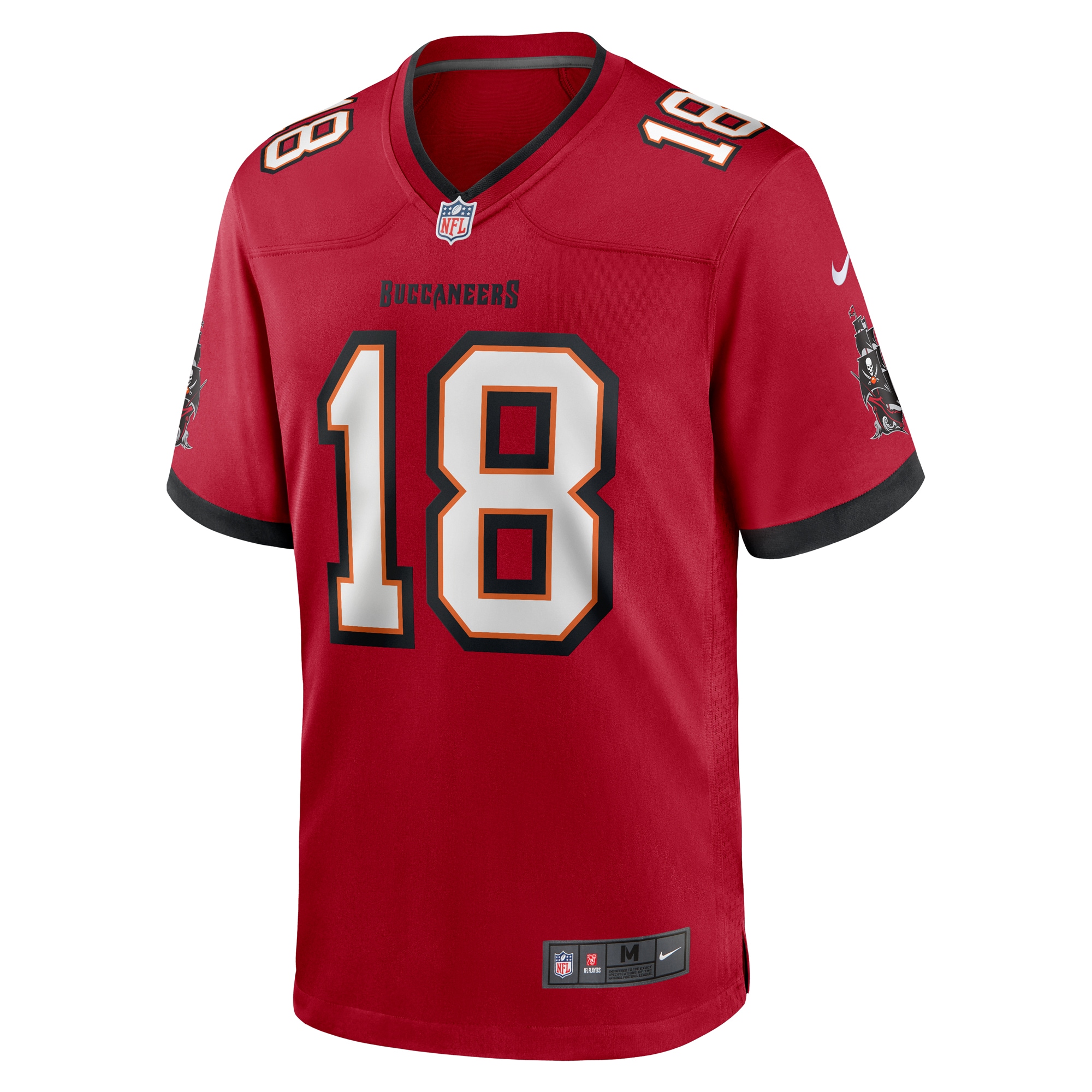 Men's Tampa Bay Buccaneers Rakim Jarrett Red Game Jersey JS1660 nicesnker - Image 2
