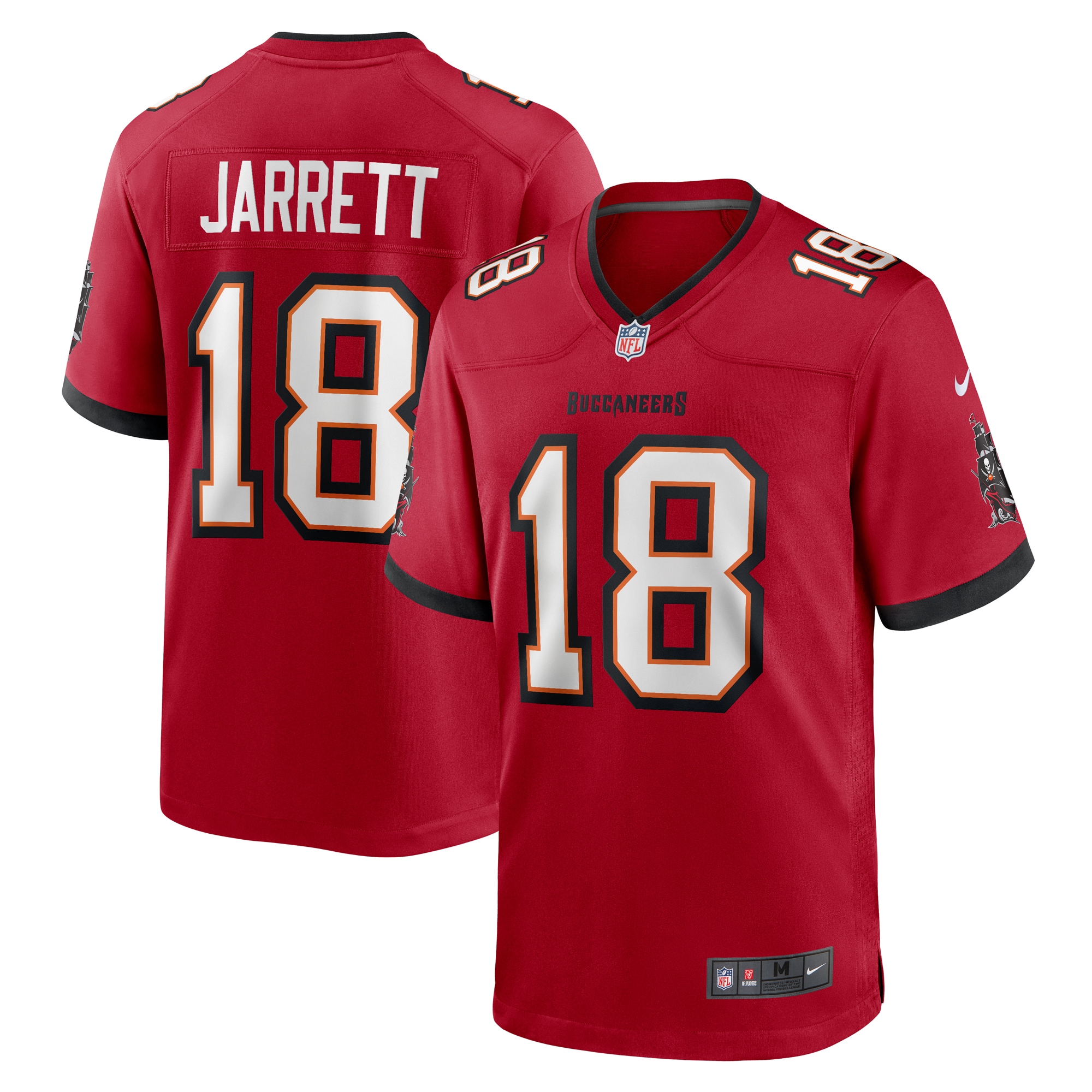 Men's Tampa Bay Buccaneers Rakim Jarrett Red Game Jersey JS1660 nicesnker