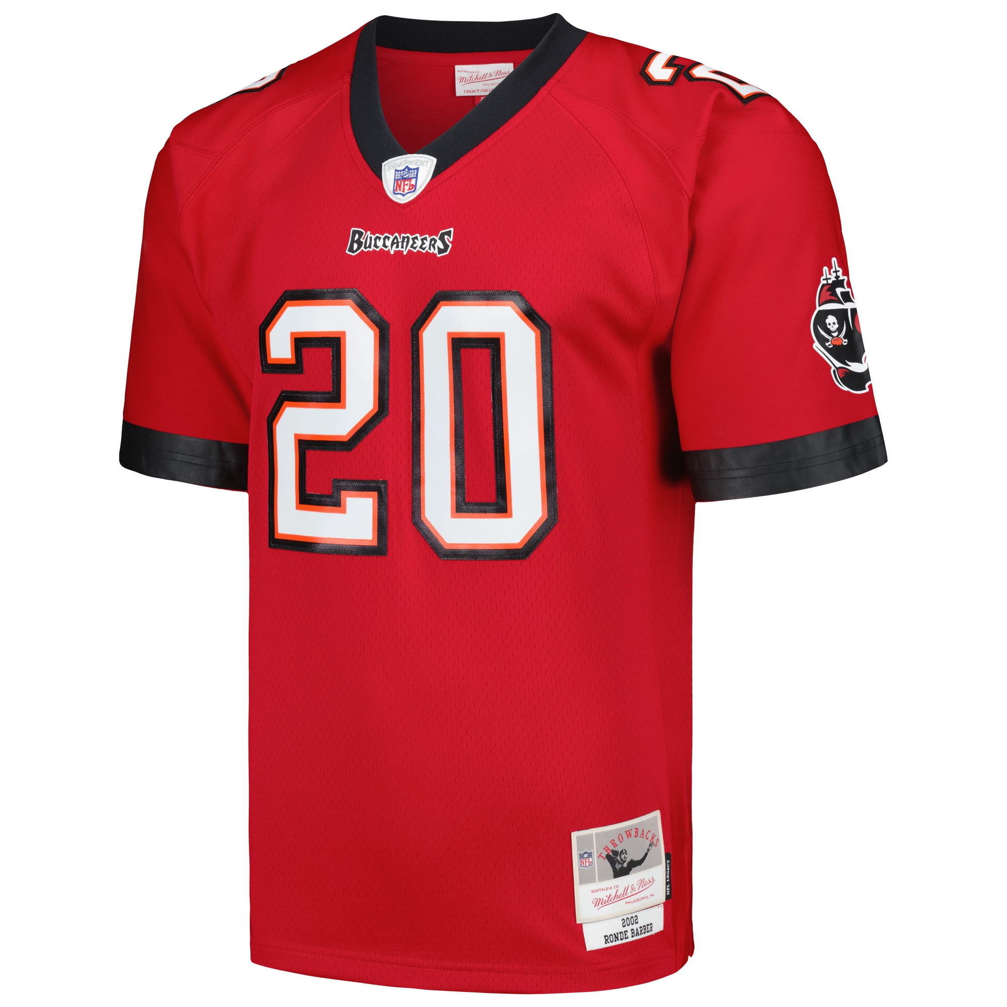 Men's Tampa Bay Buccaneers Ronde Barber Mitchell & Ness Red Legacy Jersey JS8928 nicesnker - Image 2
