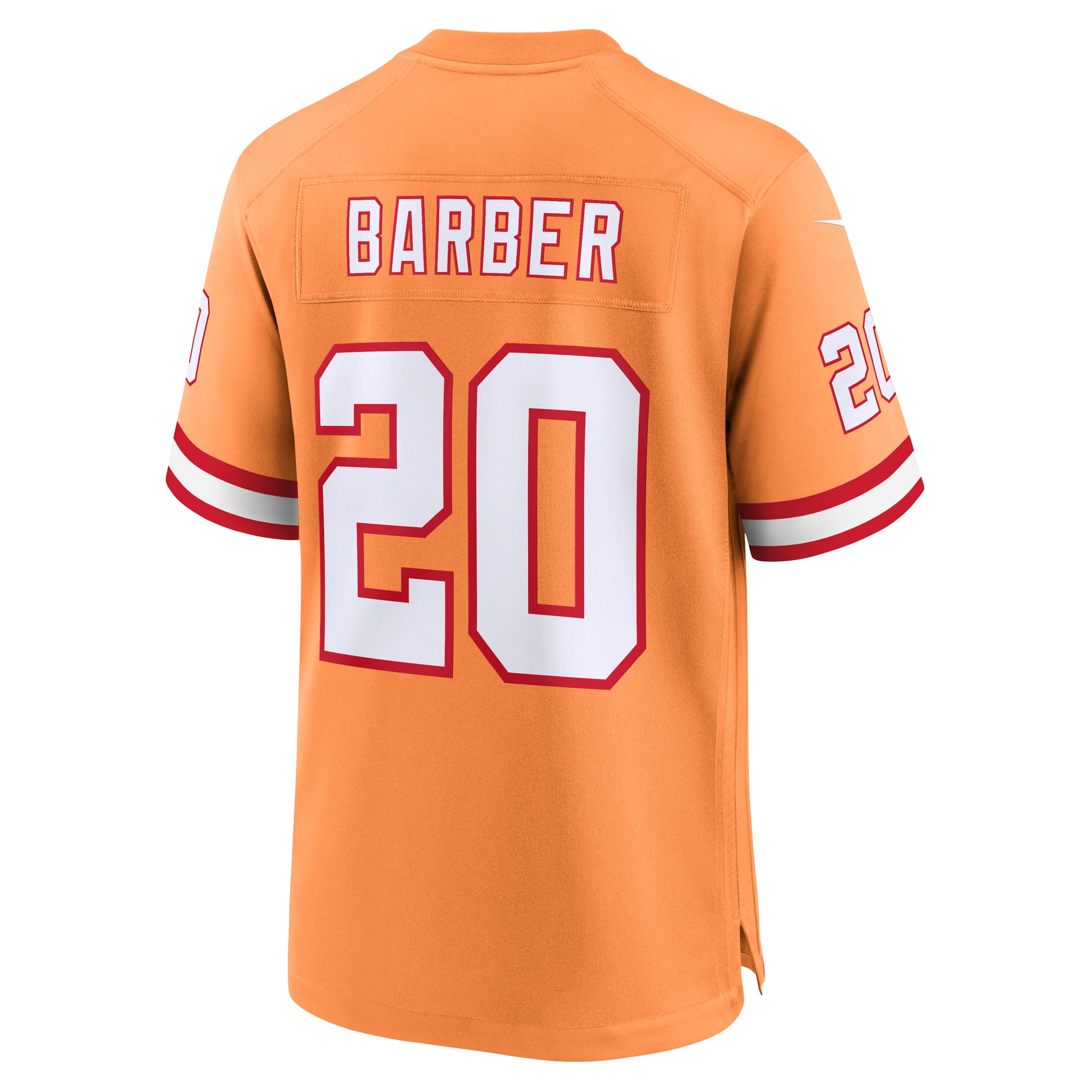 Men's Tampa Bay Buccaneers Ronde Barber Orange Throwback Game Jersey JS5179 nicesnker - Image 3