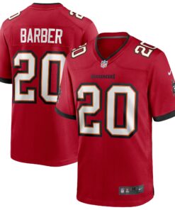 Men's Tampa Bay Buccaneers Ronde Barber Red Game Retired Player Jersey JS5535 nicesnker