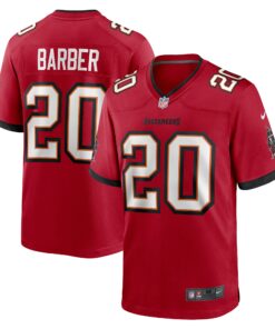 Men's Tampa Bay Buccaneers Ronde Barber Red Retired Player Game Jersey JS1264 nicesnker