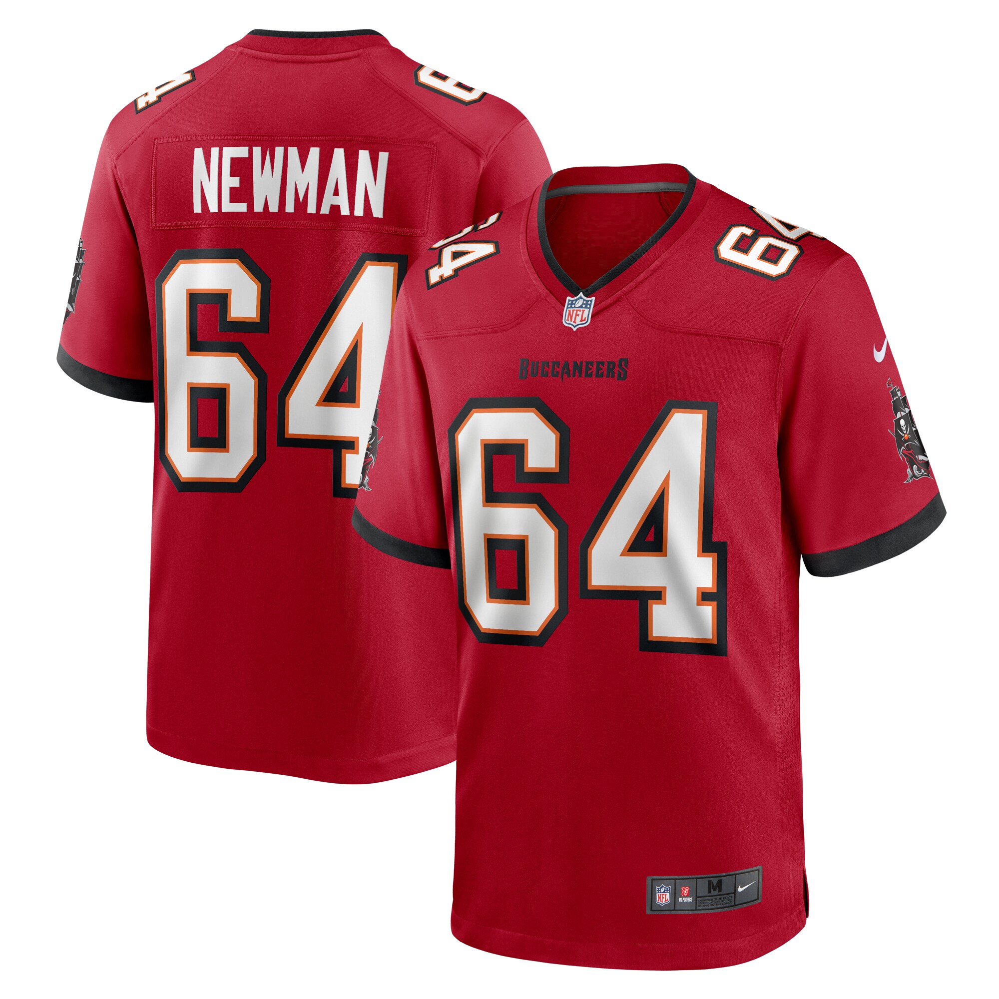 Men's Tampa Bay Buccaneers Royce Newman Red Game Jersey JS4109 nicesnker