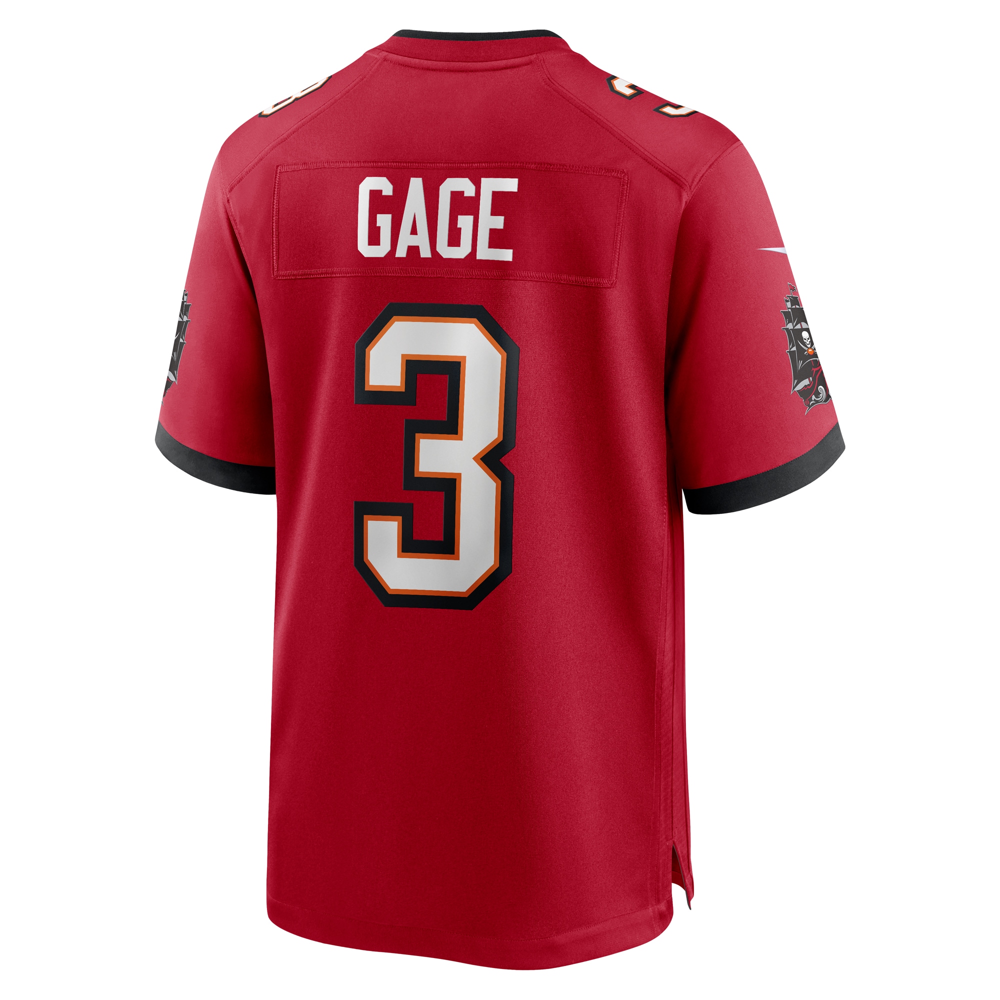 Men's Tampa Bay Buccaneers Russell Gage Red Game Jersey JS9519 nicesnker - Image 3