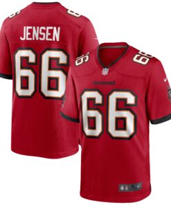 Men's Tampa Bay Buccaneers Ryan Jensen Red Game Jersey JS2858 nicesnker