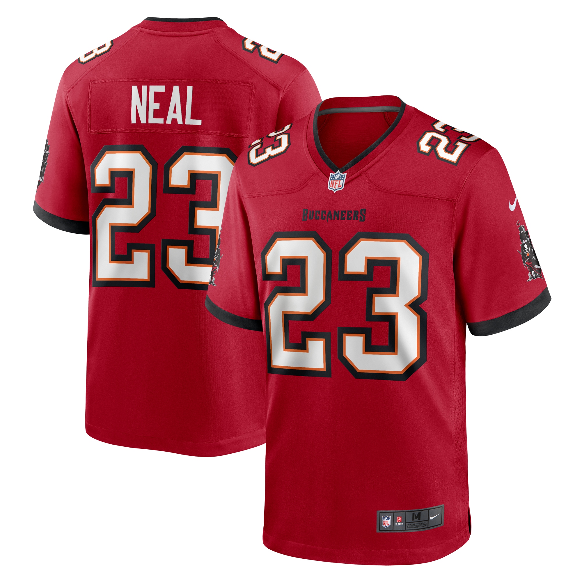 Men's Tampa Bay Buccaneers Ryan Neal Red Game Jersey JS4039 nicesnker