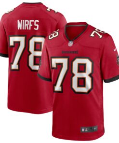 Men's Tampa Bay Buccaneers Tristan Wirfs Red Player Game Jersey JS2073 nicesnker