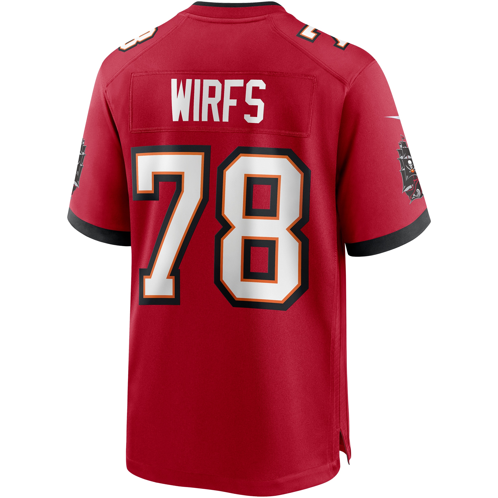 Men's Tampa Bay Buccaneers Tristan Wirfs Red Player Game Jersey JS2073 nicesnker - Image 3