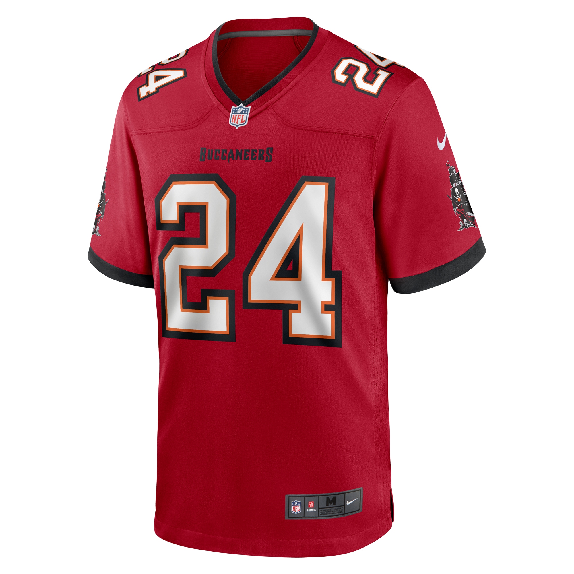 Men's Tampa Bay Buccaneers Tyrek Funderburk Red Game Jersey JS5523 nicesnker - Image 2