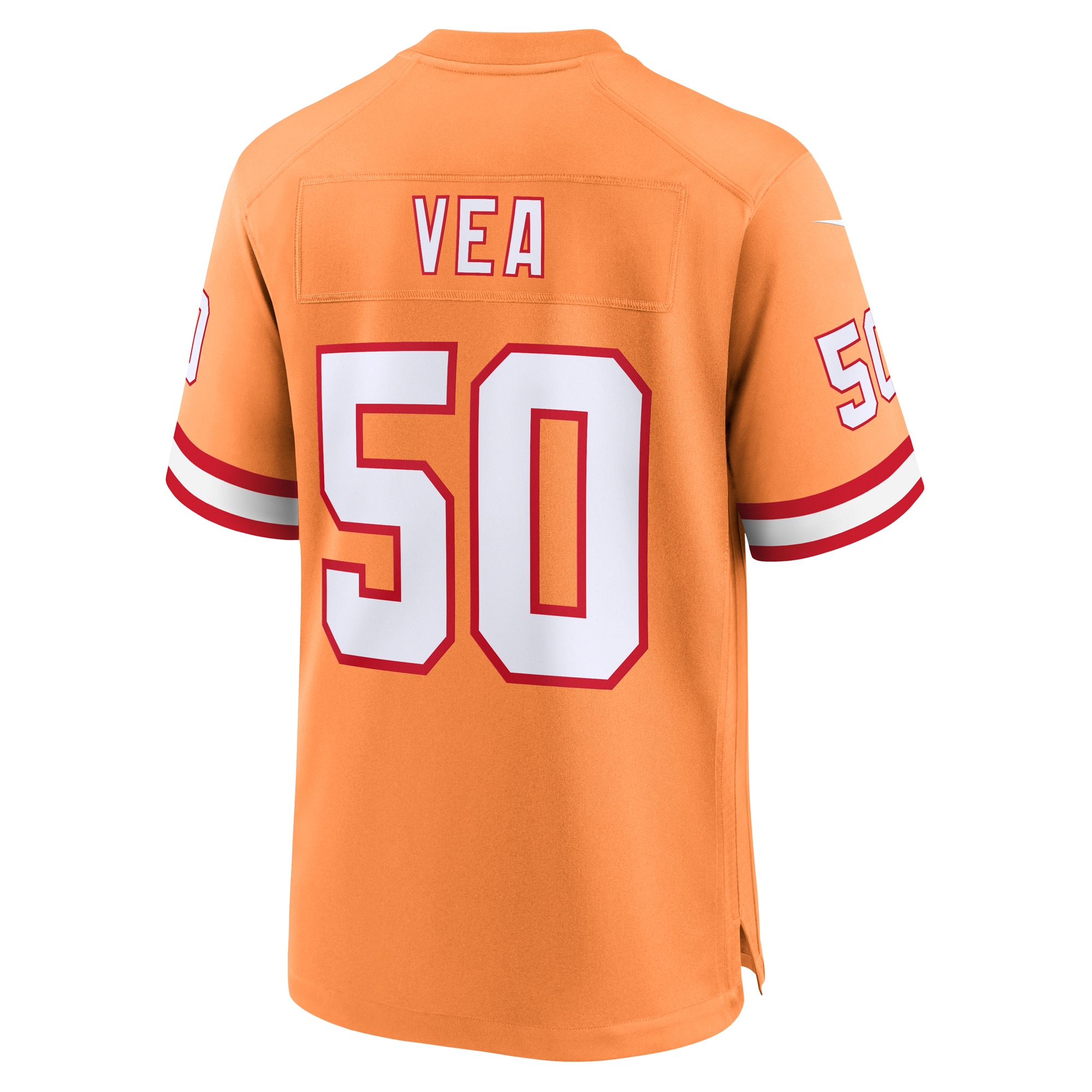 Men's Tampa Bay Buccaneers Vita Vea Orange Throwback Game Jersey JS5437 nicesnker - Image 3