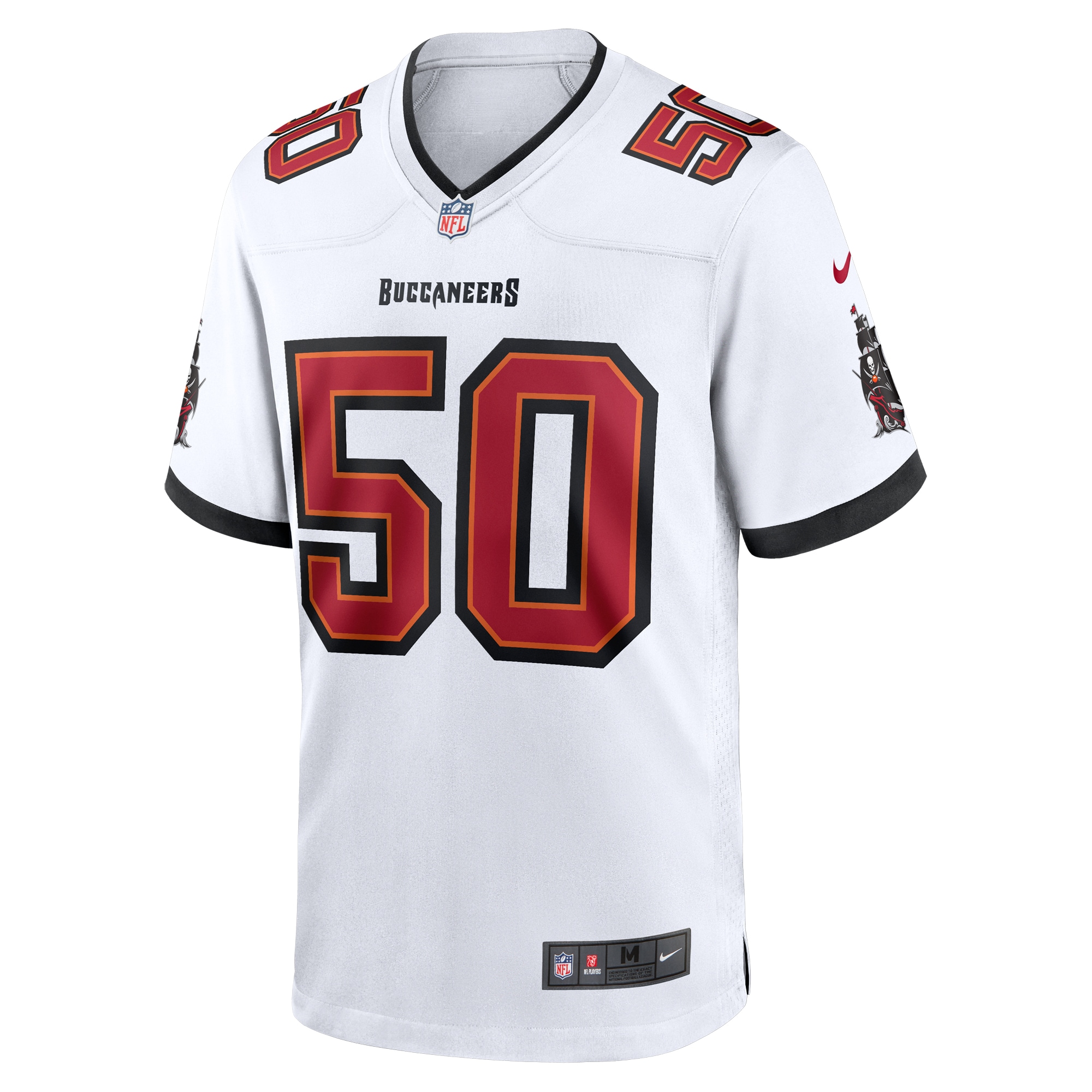 Men's Tampa Bay Buccaneers Vita Vea White White Game Jersey JS2203 nicesnker - Image 2