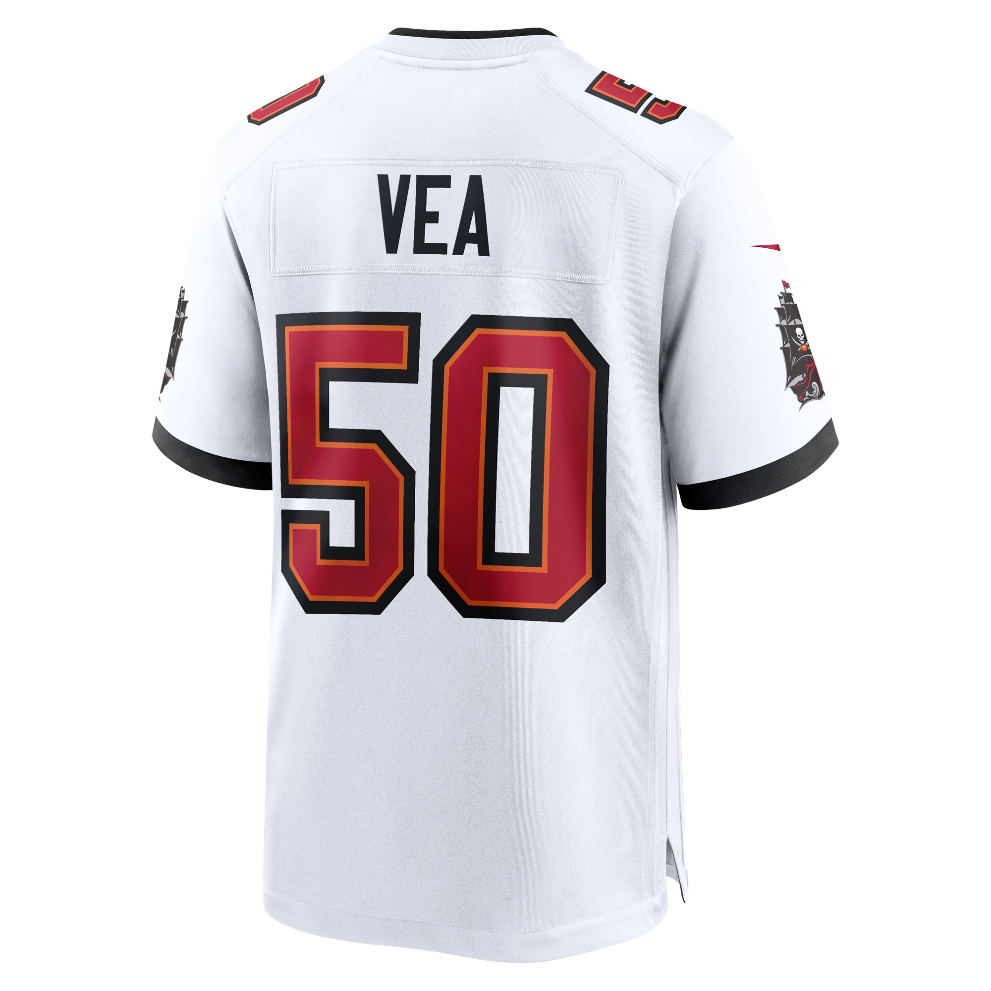 Men's Tampa Bay Buccaneers Vita Vea White White Game Jersey JS2203 nicesnker - Image 3