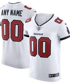 Men's Tampa Bay Buccaneers White Vapor Elite Custom Jersey JS8525 nicesnker