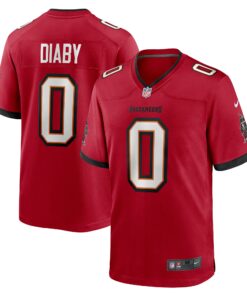 Men's Tampa Bay Buccaneers YaYa Diaby Red Game Jersey JS6019 nicesnker