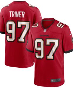 Men's Tampa Bay Buccaneers Zach Triner Red Game Jersey JS1227 nicesnker