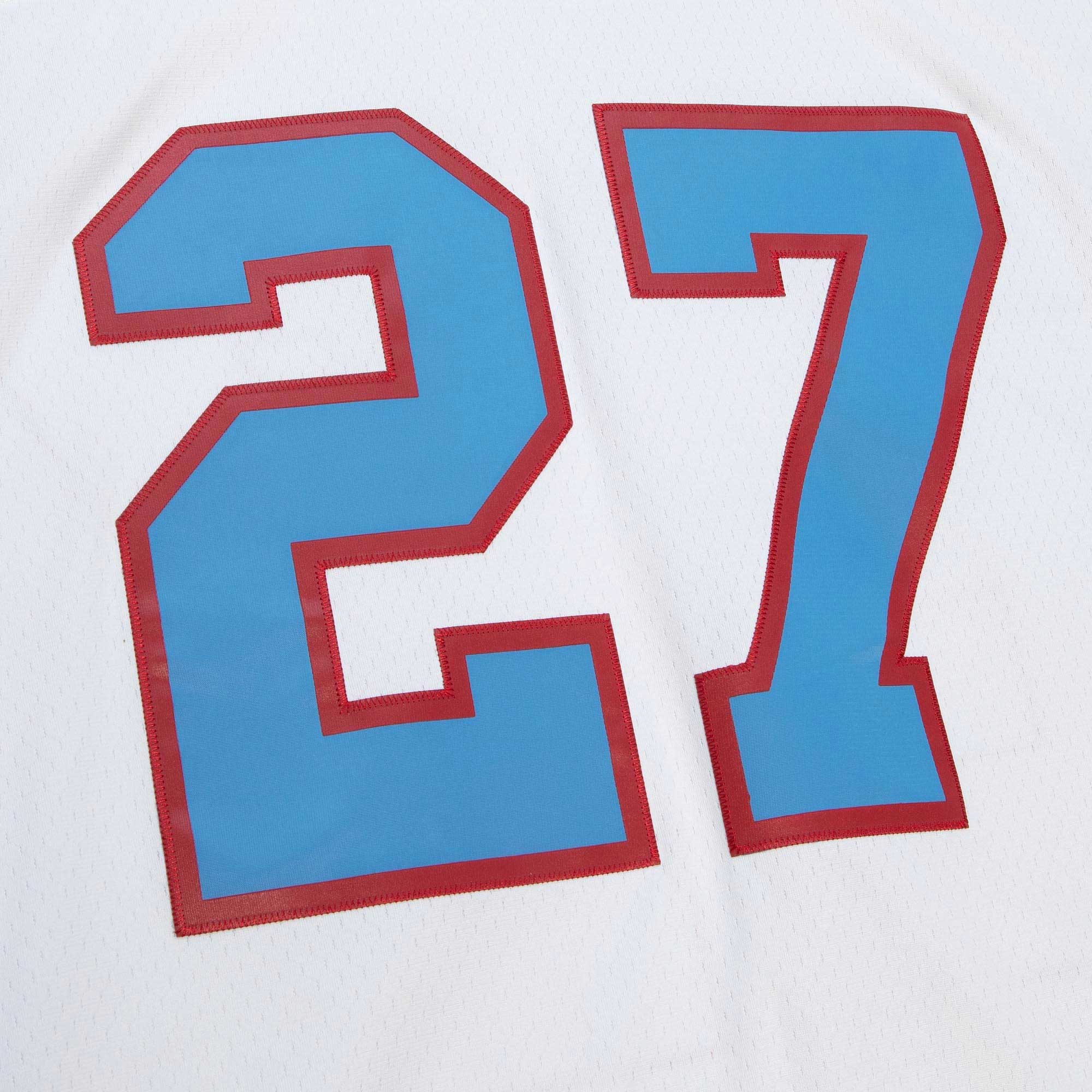 Men's Tennessee Oilers Eddie George Mitchell & Ness White Legacy Jersey JS1624 nicesnker - Image 4