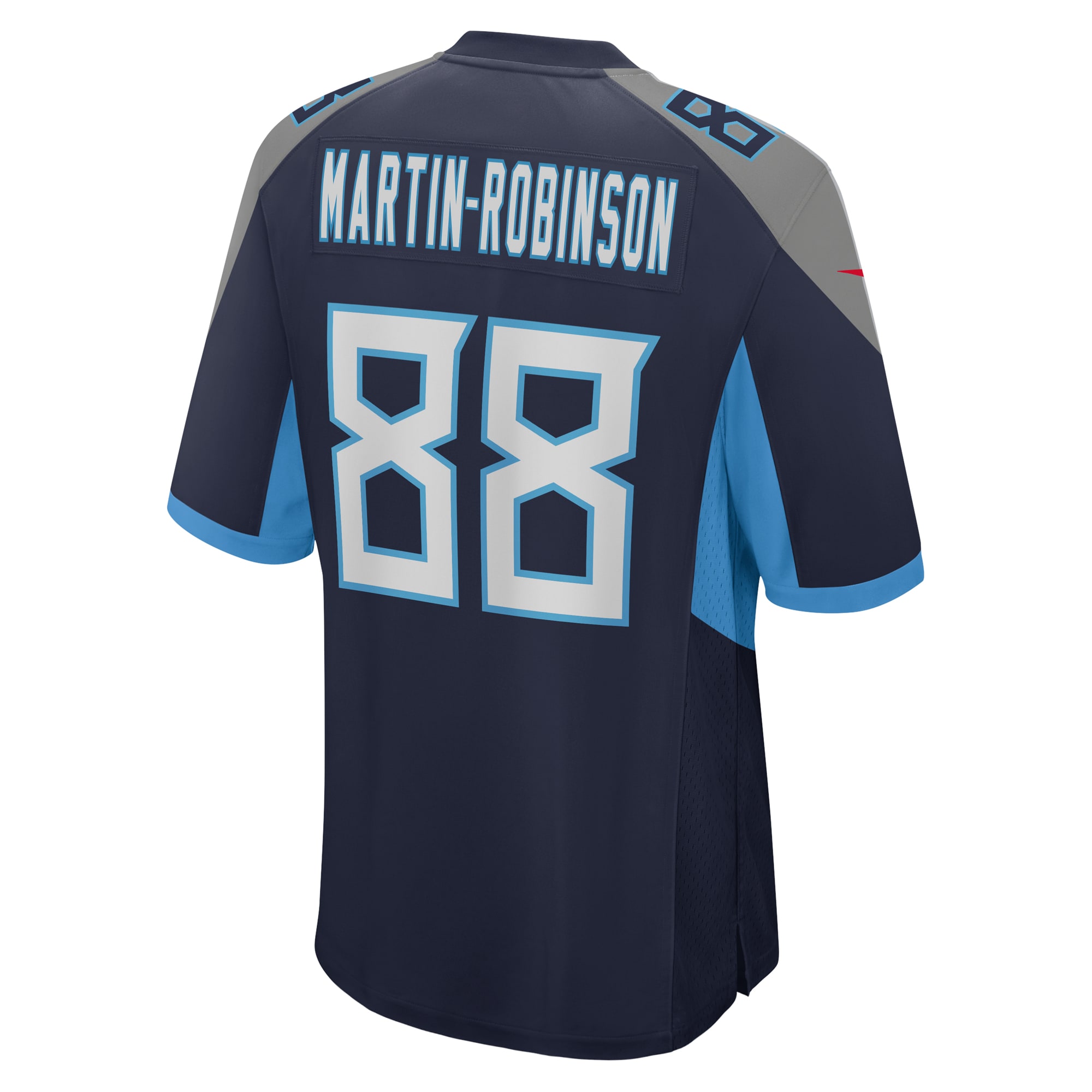 Men's Tennessee Titans David Martin-Robinson Navy Game Jersey JS1380 nicesnker - Image 3