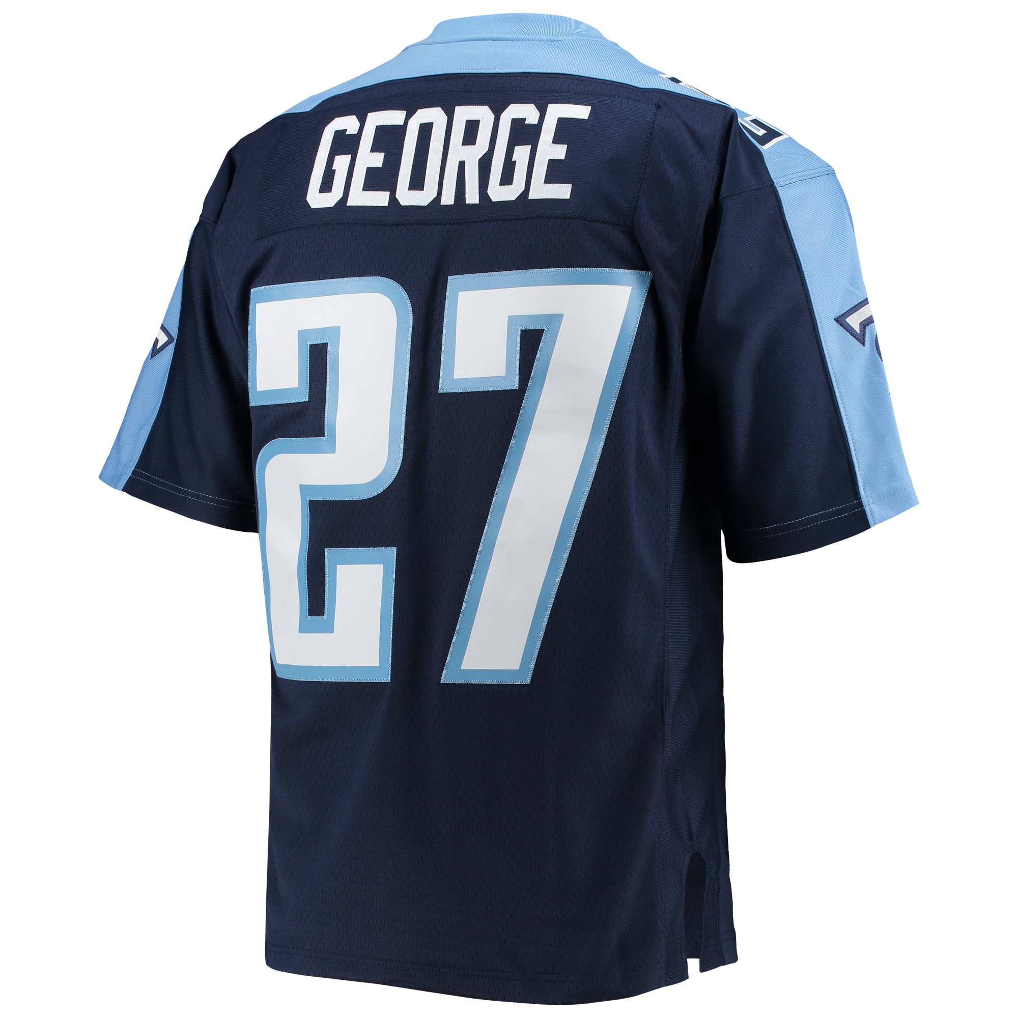 Men's Tennessee Titans Eddie George Mitchell & Ness Navy Legacy Jersey JS3642 nicesnker - Image 3
