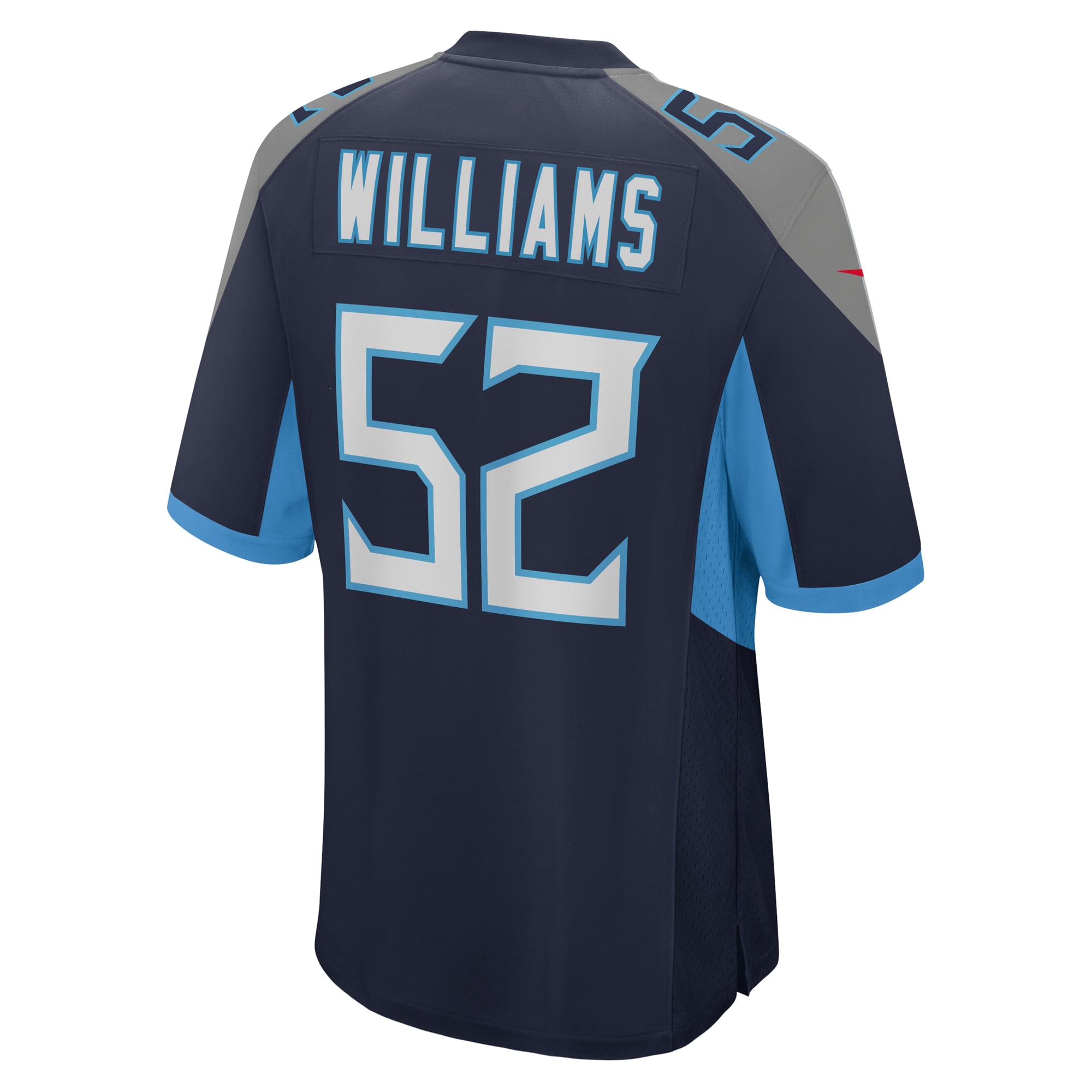 Men's Tennessee Titans James Williams Navy Game Jersey JS4480 nicesnker - Image 3